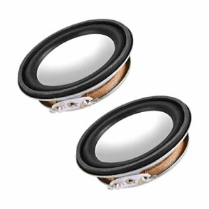 sourcing map 3W 4 Ohm Audio Speaker 50 mm / 1.97 Inch Round Loudspeaker Small Speakers 2pcs