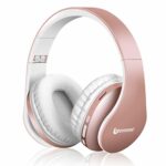 Wireless Bluetooth Over Ear Headphones, Foldable Wireless and Wired Stereo Headset Built-in Mic, Micro SD/TF, FM Radio, Soft Earmuffs & Light Wei