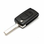 2 Button Replacement Remote Flip Key Fob Case Shell Fix For Peugeot 207 307 308 407 408