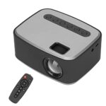 Mini Projector, Full HD 1080P Video Movie High Brightness Large Screen Multimedia Connectivity Portable Projector for Home Theater Outdoor Movies