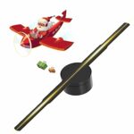 mewmewcat hologram, 3D Hologram Projector Advertising Display Fan Wall-mounted Player 3D Naked Eye HD LED Photo Video Fan with 244pcs LED Light B