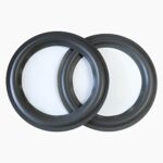 SPATHIPHYLLUM Rubber Ring 2PCS 6.5Inch Black Speaker Rubber Foam Edge Surround Rings Repair Kit for Speaker Repair or DIY