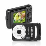 Plyisty Digital Camera 2.4 inch, Digital Video Camera Camcorder 16X Digital Zoom, HD Mini Video Camera, Lightweight Digital Camera for Kids.(Blac