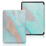 XYFCJK Case For Kindle Paperwhite 5-6.8Inch (11Th Gen) 2021 Charming Colors Case, Signature Edition And Kids Editio Pu Leather Cover, E-Reader Ac