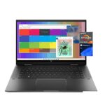 HP ENVY X360 Convertible Laptop, 15'' FHD Touchscreen Display, AMD Ryzen 7 5825U, 32GB RAM DDR4, 1TB PCIe SSD, Backlit, Fingerprint, Webcam, Type