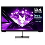 Oversteel Krypto PC Gaming Monitor 24'' Flat FullHD (1920x1080, LED, VA, 16:9, 1ms, 165 Hz, HDMI, Display Port), Black