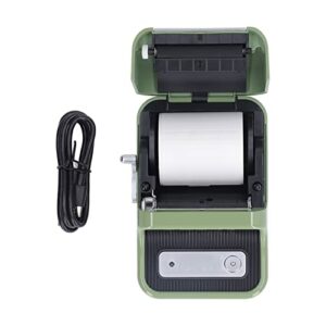 Uadme Label Printer, Thermal Printer, B21 Wireless Thermal Label Printer App Control Bluetooth 4.0 Label Maker for Office Supermarkets 5V 2A