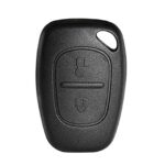 Kelay 2 Buttons Car Key Fob Cover Case Compatible for Renault Opel Vauxhall Vivaro Movano Traffic Kangoo For Nissan Remote Key Replacement withou