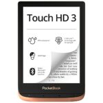 PocketBook e-Book Reader 'Touch HD 3' (16 GB Memory, 15.24 cm (6 Inch) E-Ink Carta Display, SMARTlight, Wi-Fi, Bluetooth) in Copper copper