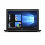 Dell Latitude 7280 Laptop – Black (Intel Core i5-7200U Processor, 8GB DDR4, 256GB SSD, Win 10 Pro (64bit))