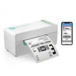 OFFNOVA Bluetooth Shipping Label Printer 4x6 Desktop Thermal Printer, Compatible with iPhone Win & Mac, Sticker Printer for Royal Mail, Ebay, Ets