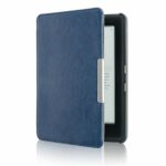HHF Tab Accessories For Kobo Glo HD, Ereader Smart Leather case Auto Wake and Sleep Cover for Kobo Touch 2.0 6 inch Ebooks (Color : Dark blue)