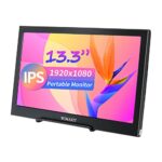 WIMAXIT Portable HDMI Monitor, 13.3 Inch IPS 1920X1080 16:9 Display Aluminum Housing HDMI Monitor Screen Game Monitor for PS3/PS4/X box /Raspberr