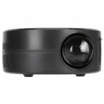 Mini LED Projector, HD 1080p LED Projector with 100 Display Built in Speaker Remote Control Compatible with Android Devices