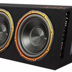 Edge Car Audio EDB12TA Twin 12 Inch Active Bass Enclosure with built in amplifier