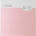 Canon SELPHY SQUARE QX10 Portable Colour Photo Wireless Printer (Pink) - A compact WiFi printer that prints quality square photos and connects di