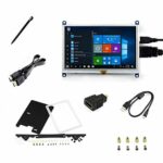 waveshare 5inch LCD B Display 800x480 Resistive Touch Screen Monitor HDMI Module with Bicolor Case for Raspberry Pi 4 3 Model B+/B/A+/A, Beaglebo