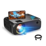 CostaKaiser GC355 Mini Projector, WiFi Full HD Native 1080P Supported Portable Projector, 6500 Lumens, 70000 hrs LED, Outdoor Projector for iOS,