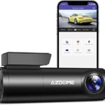 AZDOME 1296P Dash Cam, with WiFi Mini Hidden Car Camera, Voice Control Car Recorder with Night Vision, WDR, Loop Recording, G-Sensor, Super-capac
