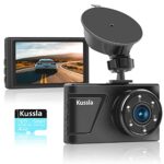 Kussla Dash Cam 1080P FHD Dashcam Front with SD Card, 3”IPS Screen Car Camera Dash Camera with Night Vision, Dashboard Camera for Car 170°Wide An