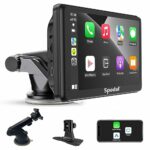 Spedal NaviCam CL797-7 Inch Portable Car Stereo Compatible with Wireless CarPlay & Android Auto, AirPlay, Stereo Sound, WiFi BT/Wired Connection,