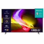 Hisense 55 Inch UHD VIDAA Smart TV 55E6KTUK - Dolby Vision, Pixel Tuning, Voice Remote, Share to TV, and Youtube, Freeview Play, Netflix and Disn