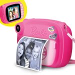 Lisciani Games - Barbie Print Cam Hi-Tech, Kids 4 Years Old, Instant Camera, Print Your Photos Immediately, Video And Selfie Function, Multicolor