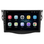 EZoneTronics Carplay Android Auto Radio Stereo for Toyota RAV 4 2007-2012 with 9 inch Capacitive Touch Screen High Definition GPS Navigation Blue