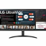 LG UltraWide Monitor 34WP500-34-inch, IPS Monitor, 21:9, 2560x1080 px, sRGB 95%, HDR10, AMD Radeon FreeSync - Black