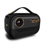 YADECL Mini DLP Projector Portable Outdoor Movie Home Cinema for Smartphone