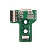 Replacement Charging Port Board for Sony PS4 Green Charging Board for PS4, Repair Part for Sony PS4 for Sony PS4 3rd Generation Controller