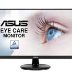 ASUS VA24DQ 24" (23.8") Monitor, FHD (1920x1080), IPS, 75Hz, Frameless, DP, HDMI, D-Sub, Flicker free, Low Blue Light, TUV certified, Black