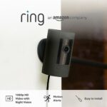 Ring Outdoor Camera Plug-In (Stick Up Cam) | HD outdoor Security Camera with 1080p video, Two-Way Talk, Wifi, Works with Alexa | alternative to C