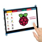 ELECROW Touchsreen Monitor, 7-inch for Raspberry Pi Screen 1024 * 600 IPS Touch Screen Monitor Competible with Raspberry Pi, Jetson Nano, BB Blac