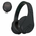 PowerLocus Bluetooth Over-Ear Headphones, Wireless Stereo Foldable Headphones Wireless and Wired Headsets with Built-in Mic, Micro SD/TF, FM for