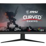 MSI Optix G24C6 Curved Gaming Monitor - 23.6 Inch, 16:9 Full HD (1920 x 1080), VA, 144 Hz, 1 ms, 1500R, FreeSync Premium, DisplayPort, HDMI, Anti
