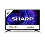 SHARP 32EE2K 32 Inch 720p Smart TV, HD Display with Harman/Kardon Speakers, Dolby Digital Audio Decoder, 3 x HDMI Ports, 2 x USB Ports and Freevi