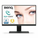 BenQ GW2280 22 Inch 1080p Eye Care LCD Monitor, Anti-Glare, Dual HDMI, B.I. Sensor for Home Office - Black