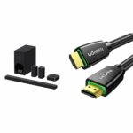 Sony HT-S40R - 5.1ch Soundbar with Subwoofer and Wireless Rear Speakers & UGREEN HDMI Cable 4K@60Hz HDMI 2.0 ARC Lead Male to Male 18Gbps High Sp