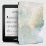 JNSHZ Cover Compatible Kindle Paperwhite5 Cover For Ebook Reader Covers Released 11Th Gen 2021 Smart Accessories Pu Leather Kindle Cover - (Blue
