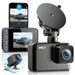 iiwey N2 Dash Cam 4K Front and Rear Dual, Mini Car Camera Wifi with App Control, Dashboard Camera for Car with Super Capacitor, Night Vision, Loo
