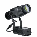 AHWZ LED Logo Gobo Projector Outdoor IP65 Waterproof with Manual Zoom for Company Restaurant Store Wedding Event Advertising Signs,outdoor,40W