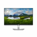Dell S2721H 27 Inch Full HD (1920x1080) Monitor, 75Hz, IPS, 4ms, AMD FreeSync, Built-in Speakers, Ultrathin Bezel, 2x HDMI, 3 Year Warranty, Silv