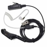 Yolispa Air Tube PTT Earpiece Microphone Headset For Motorola Two Way Radio Walkie Talkie DP4400 DP4401 DP4600 DP4800 DP4801