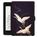 shzrgarts Slimshell Case For 6" Kindle Paperwhite 10Th Generation 2018 Release-Pu Leather Covers For Kindle Paperwhite E-Reader Accessory,Animal