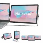 Naievear Portable Monitor,11.6 Inch Rotating Laptop Display Secondary Screen External Monitor for Laptop Phones and Gaming (11.6inch)