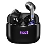 Wireless Earbuds, Bluetooth 5.1 Earphones with LED Display, IPX7 Waterproof in Ear Wireless Earphones, 40H Playtime Touch Control Bluetooth Earbu