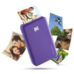 Kodak Mini 2 HD Wireless Mobile Instant Photo Printer with 4Pass Patented Printing Technology, Compatible with iOS and Android Devices - Purple