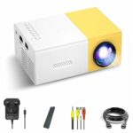 Mini Projector Portable Video-Projector, 1080p Full HD Projector, Bluetooth Projector, IOS Multi Port Small Home Theater Movie Projector Android/