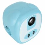 Portable Projector Movie Projector 1920X1080 Resolution for Android 9.0 Auto Correction Voice Control with Remote for Indoor Camping (UK Plug)